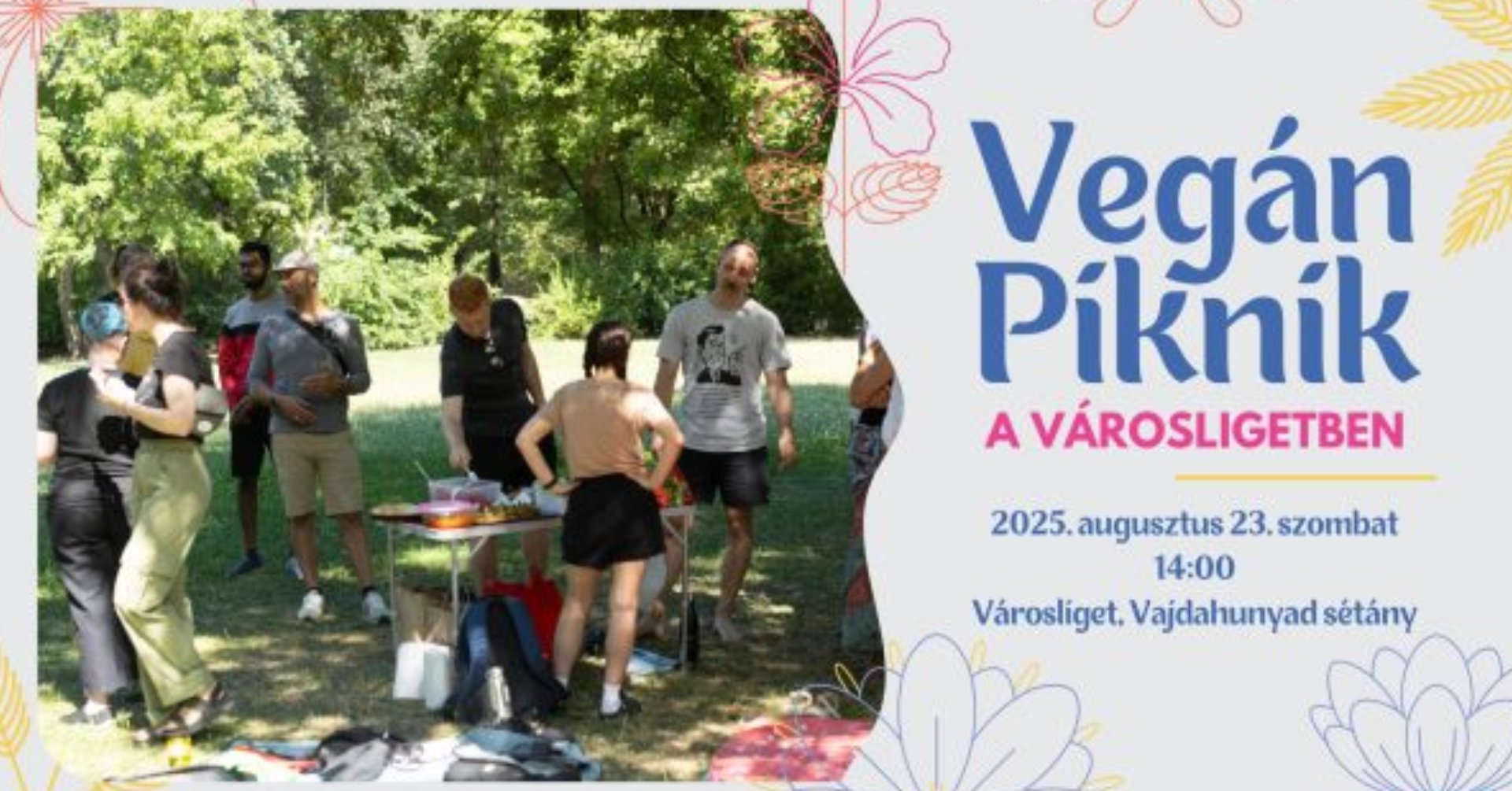 VEGÁN PIKNIK A VÁROSLIGETI RÉTEN